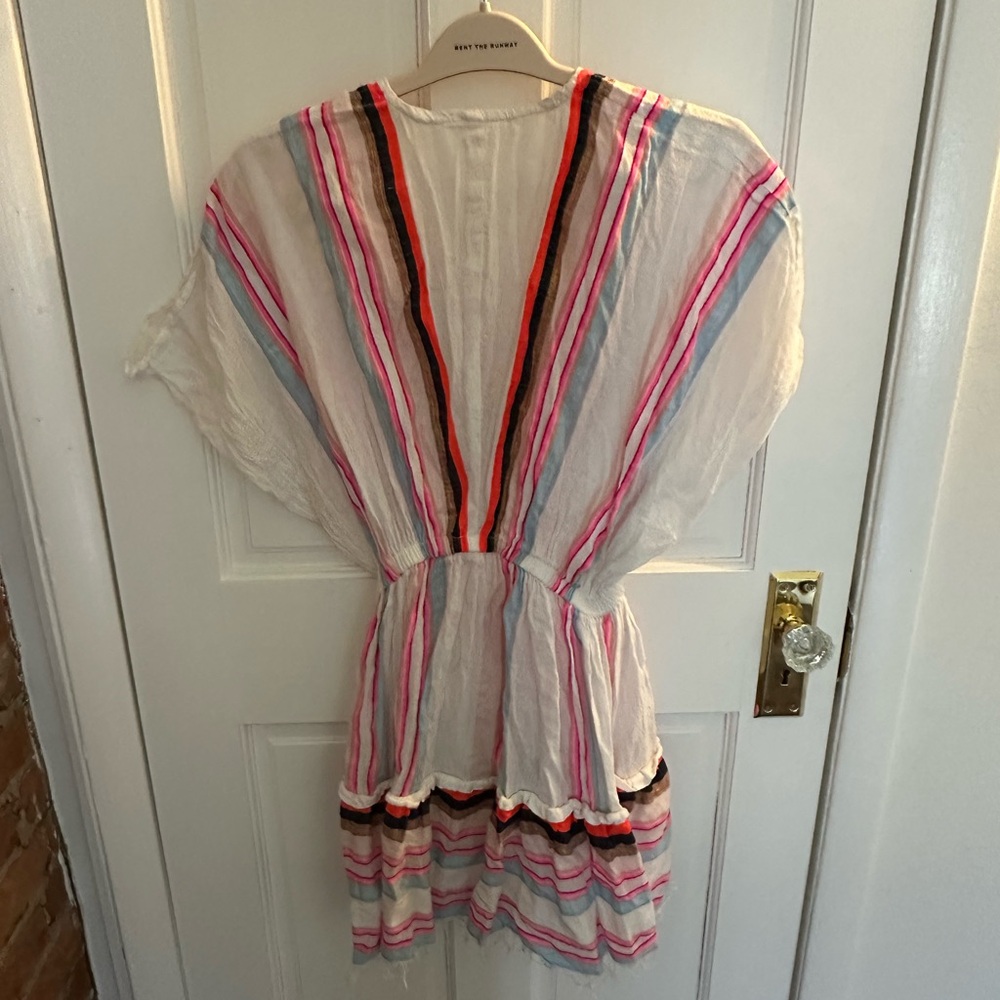 LEMLEM cover up size small - White with Pink and Black Accents